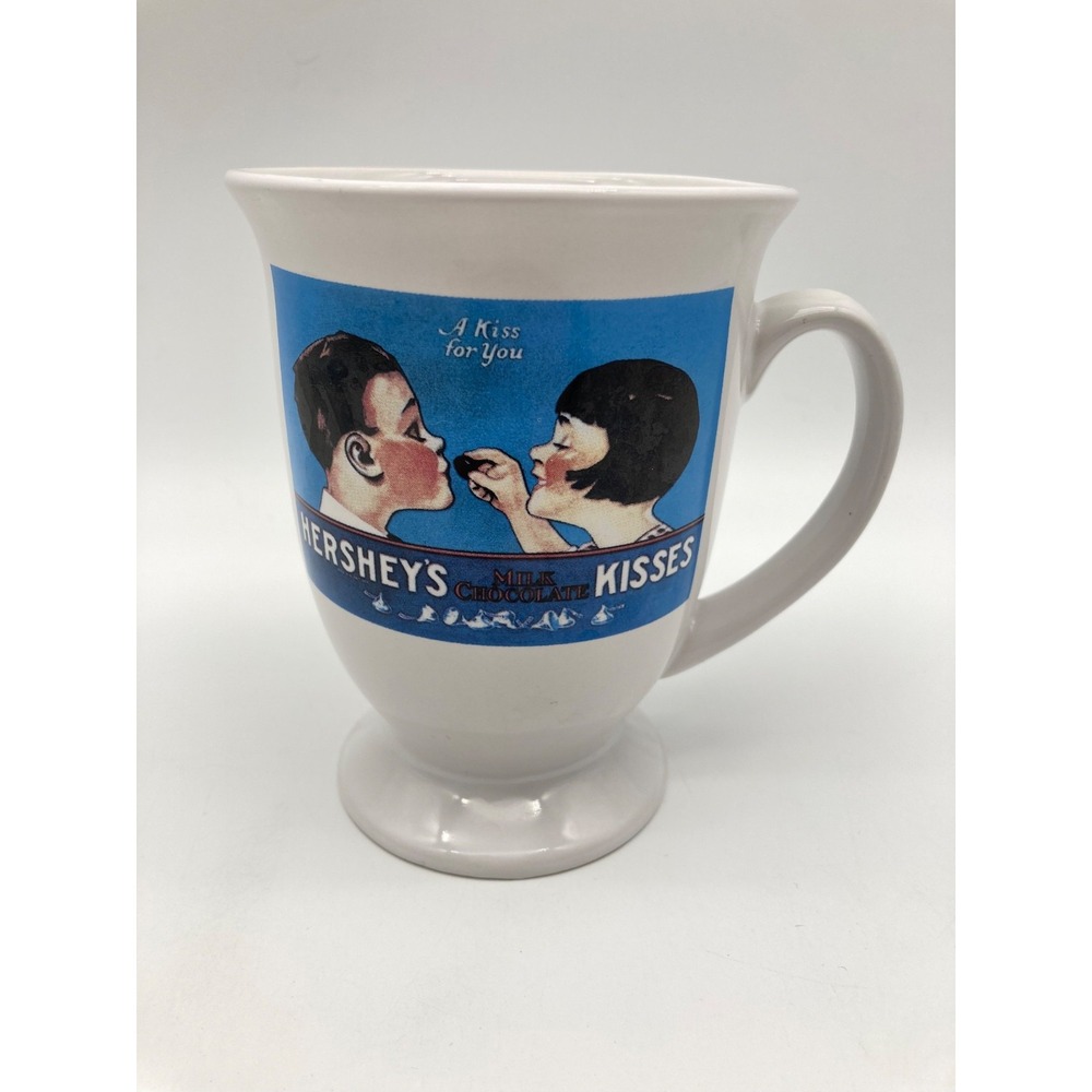 Vintage Hershey's Kisses A Kiss For You Pedestal Coffee Mug